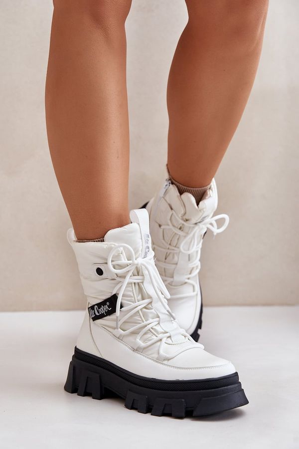 Lee Cooper Дамски Снежни Чизми С цип Lee Cooper