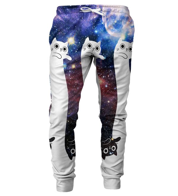 Mr. GUGU & Miss GO Дамски спортен панталон Mr. GUGU & Miss GO Galaxy Cat