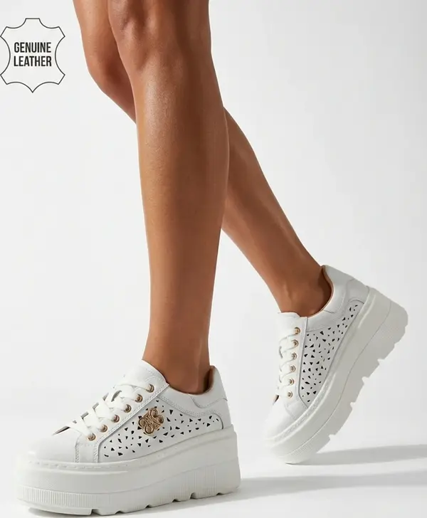 Resti Дамски спортни маратонки от естествена кожа