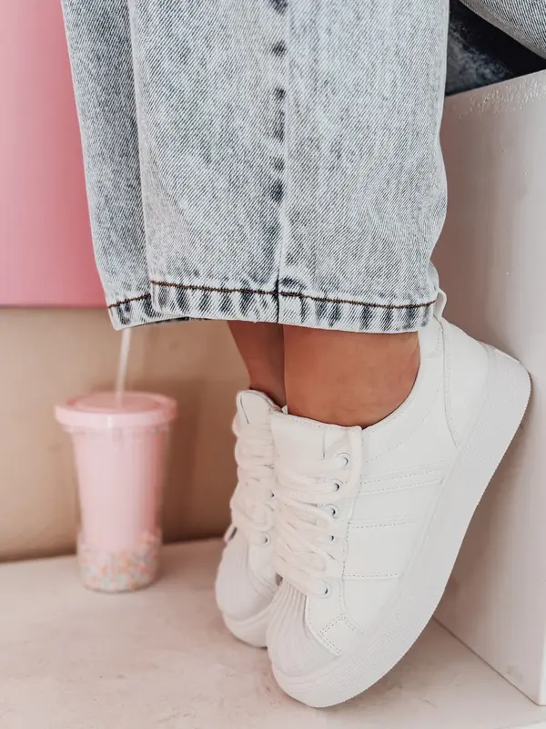 DStreet Дамски спортни маратонки SNEAKI бели