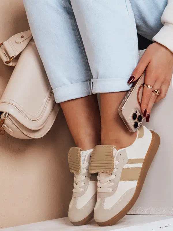 DStreet Дамски спортни маратонки SNIKAR бежови