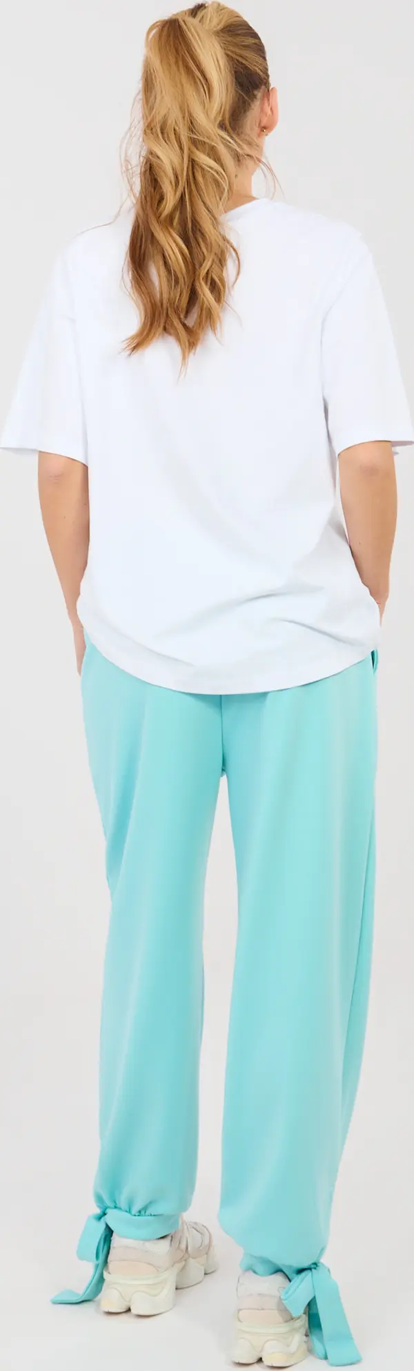 Factory Price Дамски спортни панталони в цвят мента