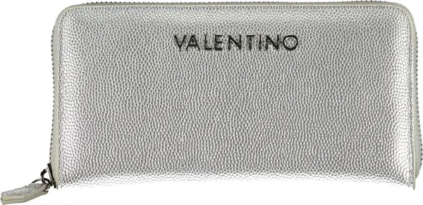 Valentino Bags Дамски сребърен портфейл Valentino