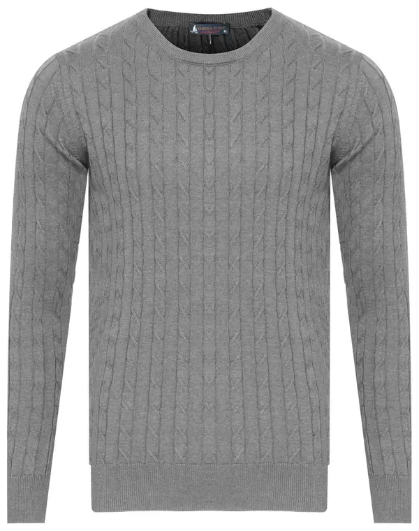 BARTEX Дамски суичър голям размер BARTEX - WARKOCZ 1 SZARY