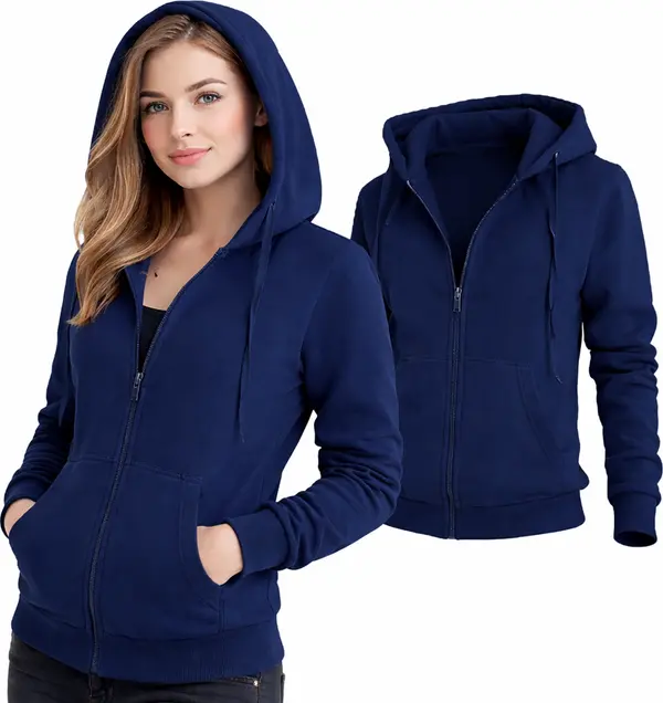 J.STYLE Дамски суичър с цип J.STYLE