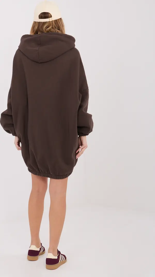 Factory Price Дамски суичър с качулка, тъмнокафяв