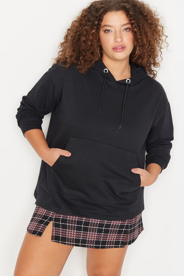 Trendyol Дамски суичър. Trendyol Curve