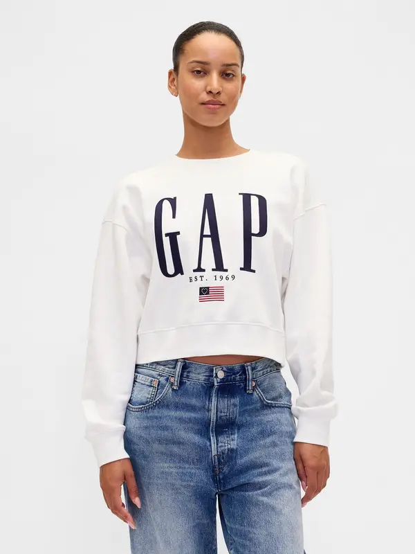 GAP Дамски суитшърт GAP Oversize с лого