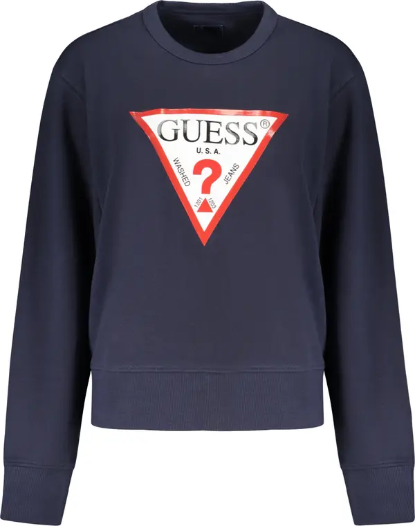 GUESS JEANS Дамски суитшърт Guess без качулка