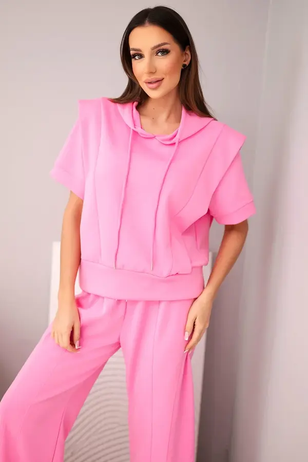 Kesi Włoski Дамски суитшърт и широки панталони Kesi Włoski