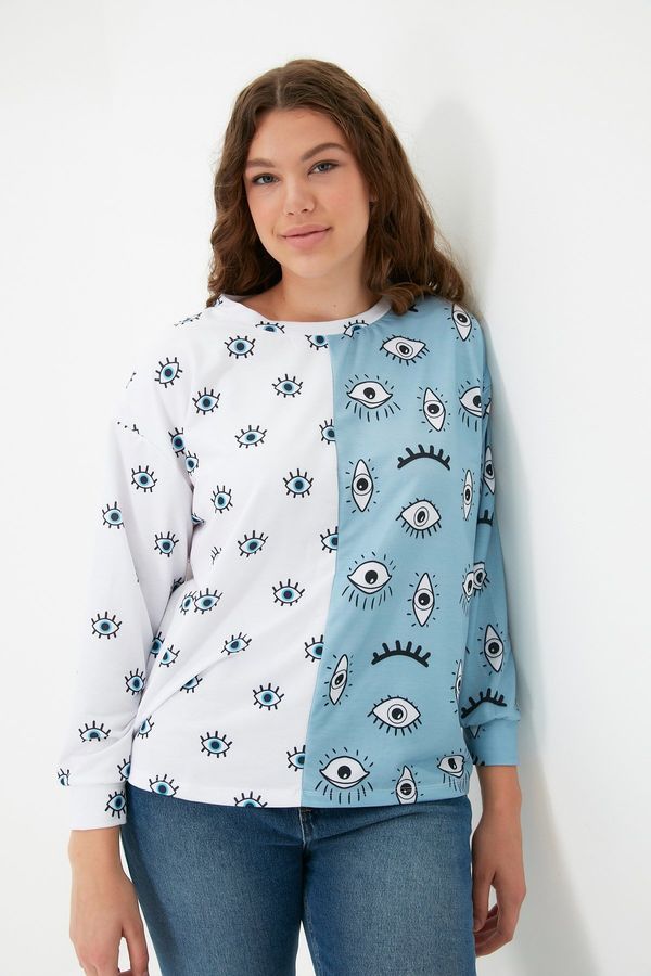 Trendyol Дамски суитшърт Trendyol Printed