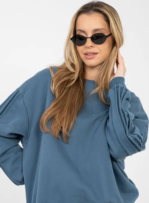 Factory Price Дамски суитшърт, тъмносин