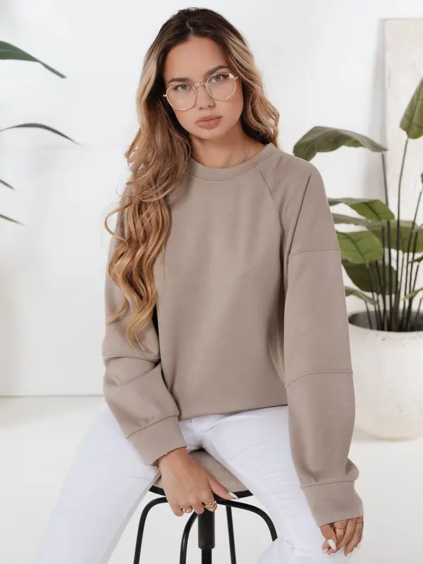 DStreet Дамски суитшърт UZORI бежов