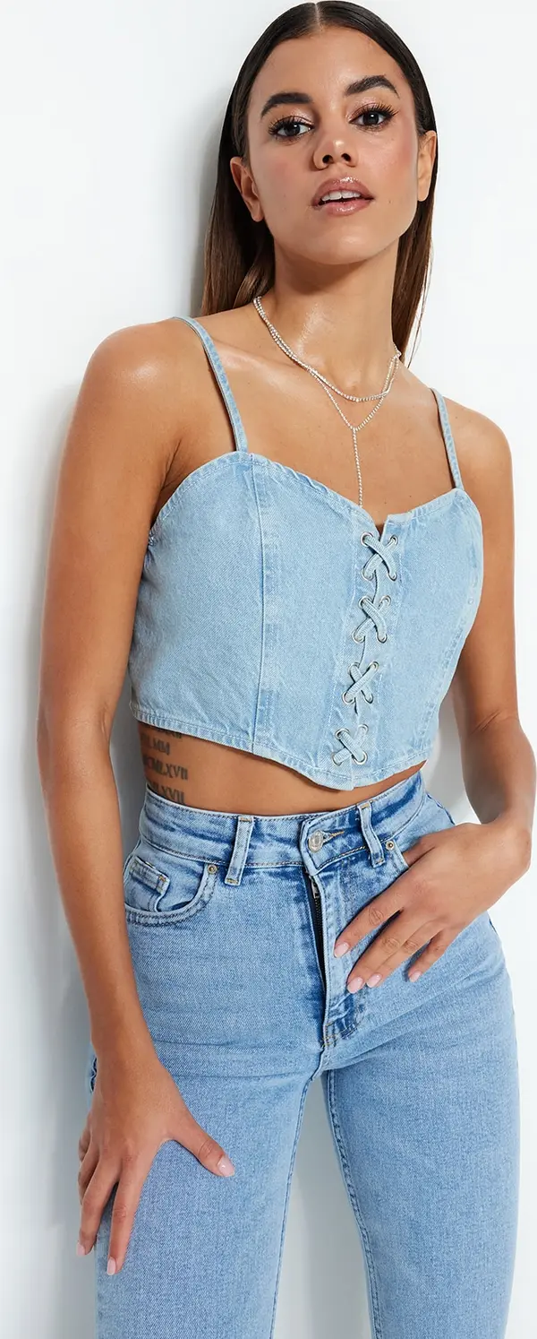 Trendyol Дамски топ Trendyol