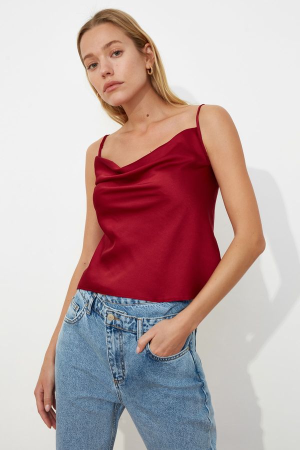 Trendyol Дамски топ Trendyol Satin