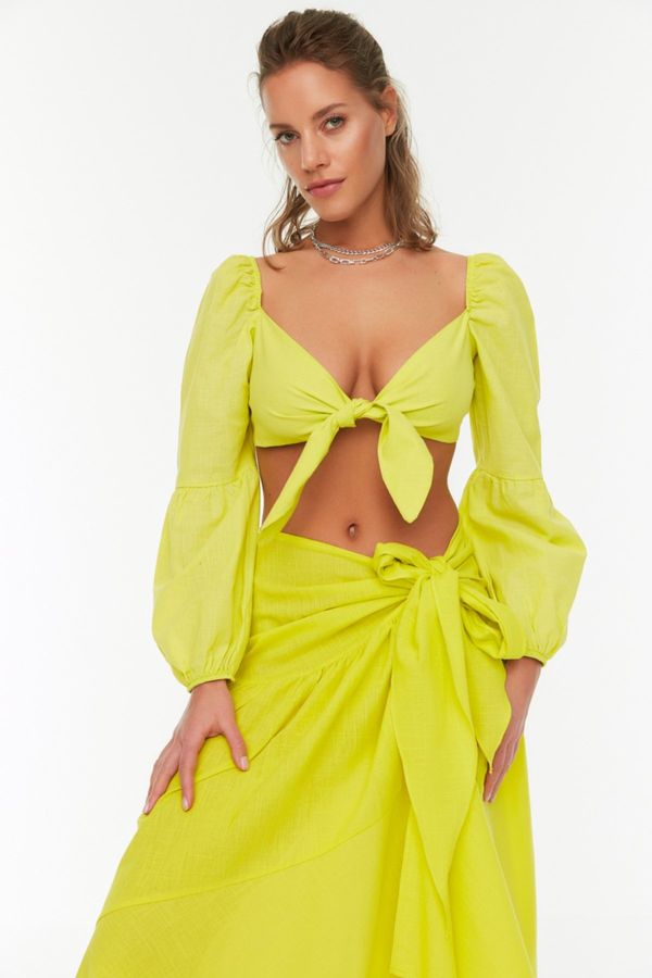 Trendyol Дамски топ Trendyol Tied