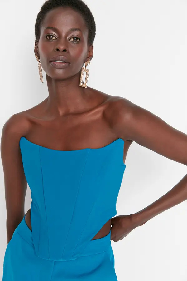 Trendyol Дамски топ. Trendyol Strapless
