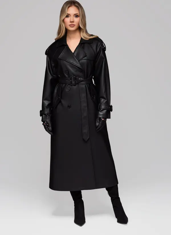 Edoti Дамски тренчкот LARICA с колан