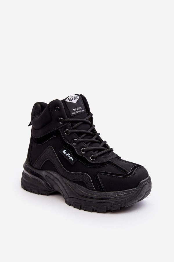 Lee Cooper Дамски ватирани ботуши Trapper с връзки Lee Cooper