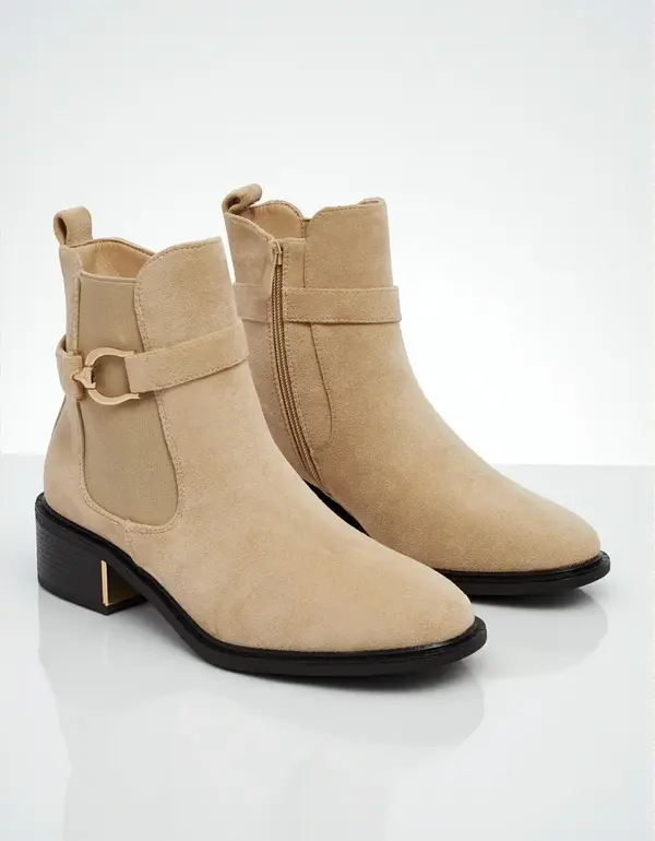 Resti Дамски велурени боти Resti Calivra