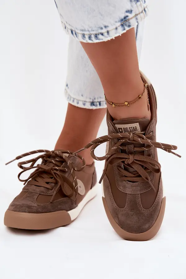 BIG STAR SHOES Дамски велурени маратонки Big Star