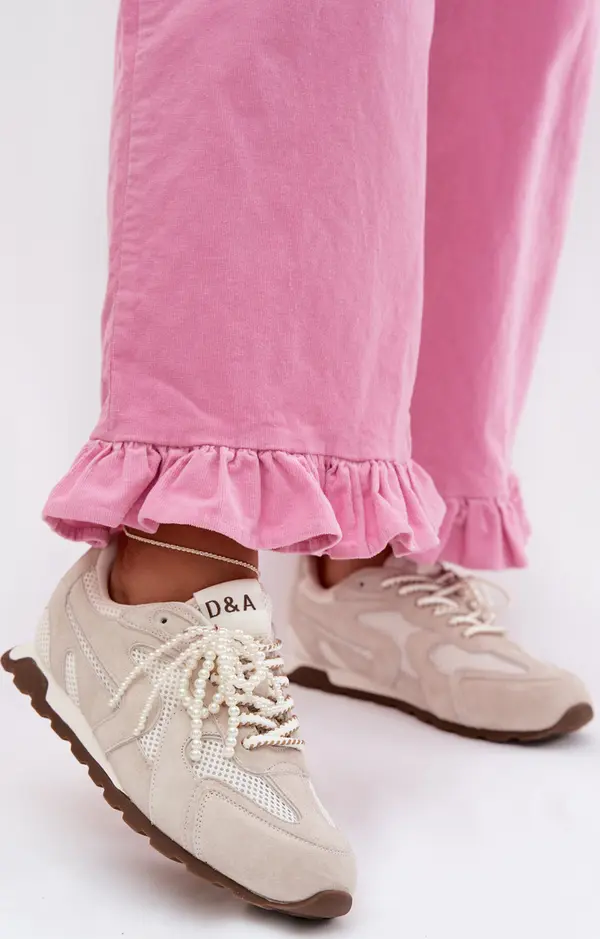 D&A Дамски велурени маратонки D&amp;A