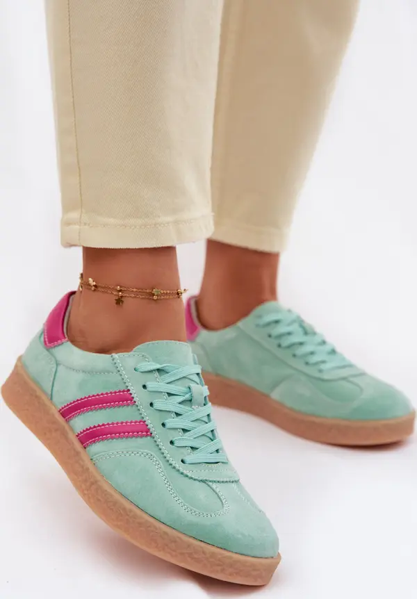 S. BARSKI Дамски велурени маратонки S.Barski