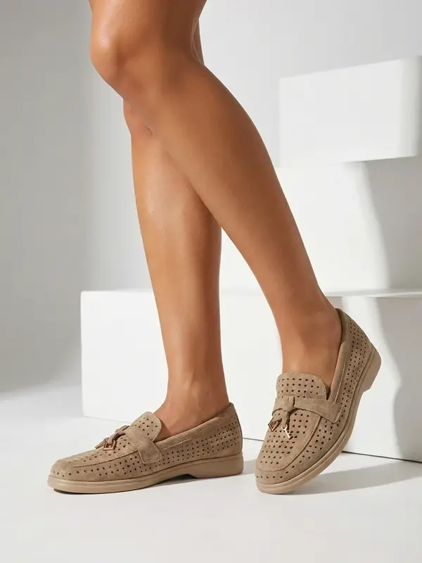 Resti Дамски велурени мокасини Resti Befiolle