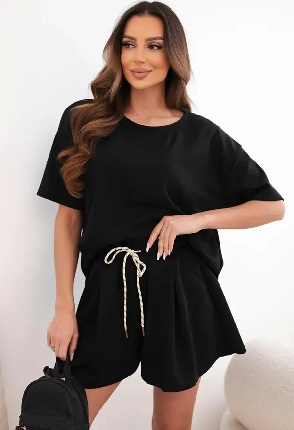 Kesi Włoski Дамски вискозен комплект Kesi Włoski с топ и шорти