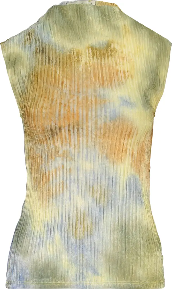 DESIGUAL Дамски жълт потник Desigual