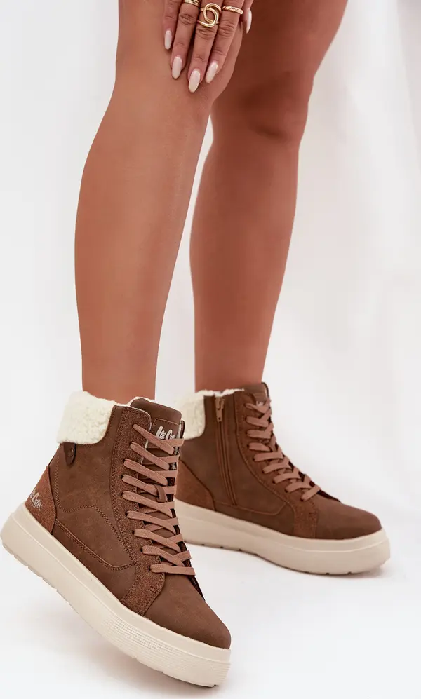 Lee Cooper Дамски зимни ботуши с козина Lee Cooper