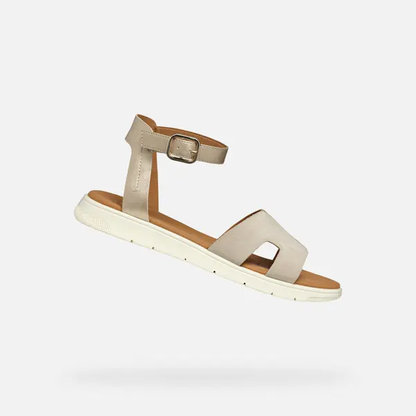 GEOX Дамски златни сандали Geox Dandra