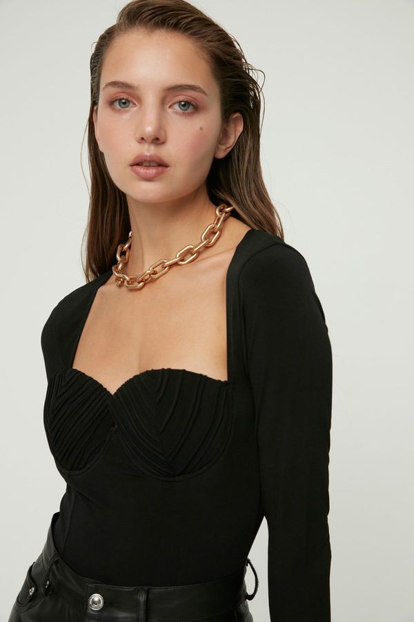 Trendyol Дамско боди Trendyol Detailed