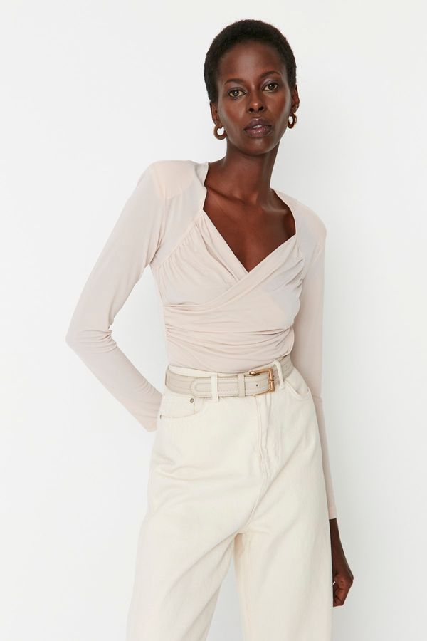 Trendyol Дамско боди Trendyol Knitted