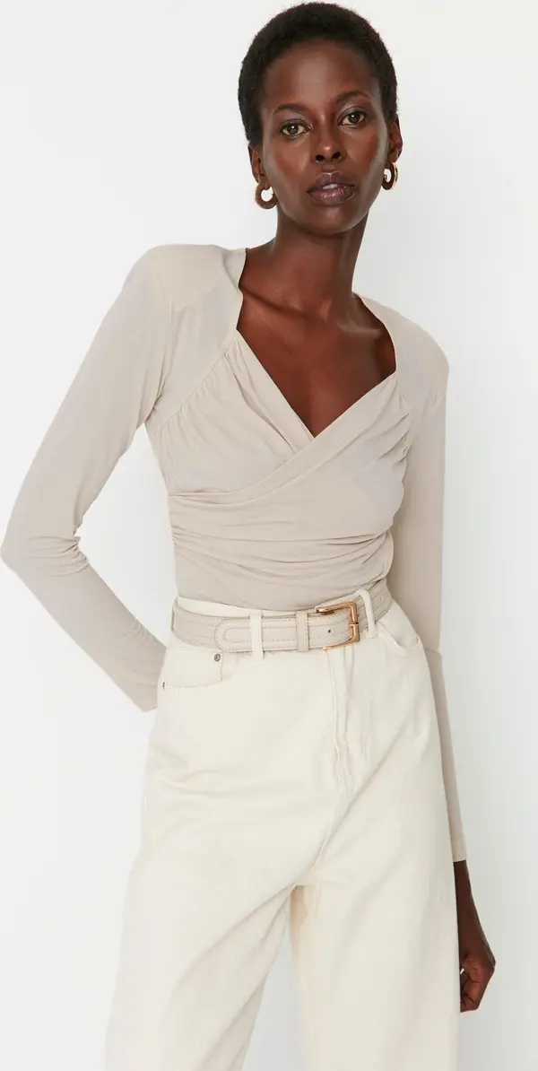 Trendyol Дамско боди Trendyol Knitted