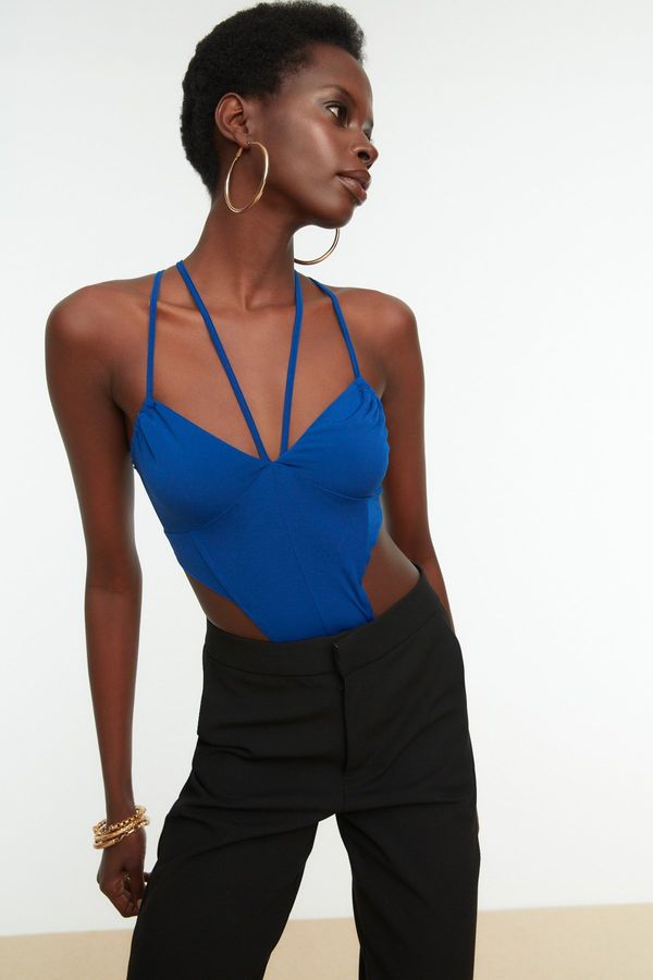 Trendyol Дамско боди  Trendyol TPRSS22BD0007/Black