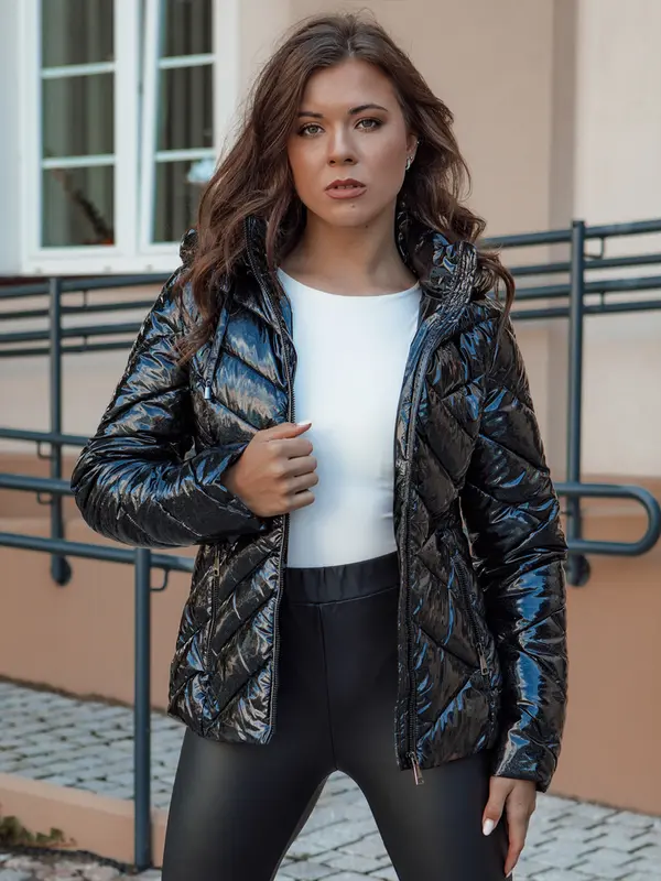 DStreet Дамско черно ватирано яке PATIS