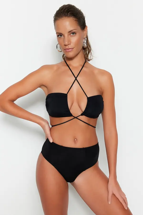 Trendyol Дамско долнище на бански  Trendyol High Waist