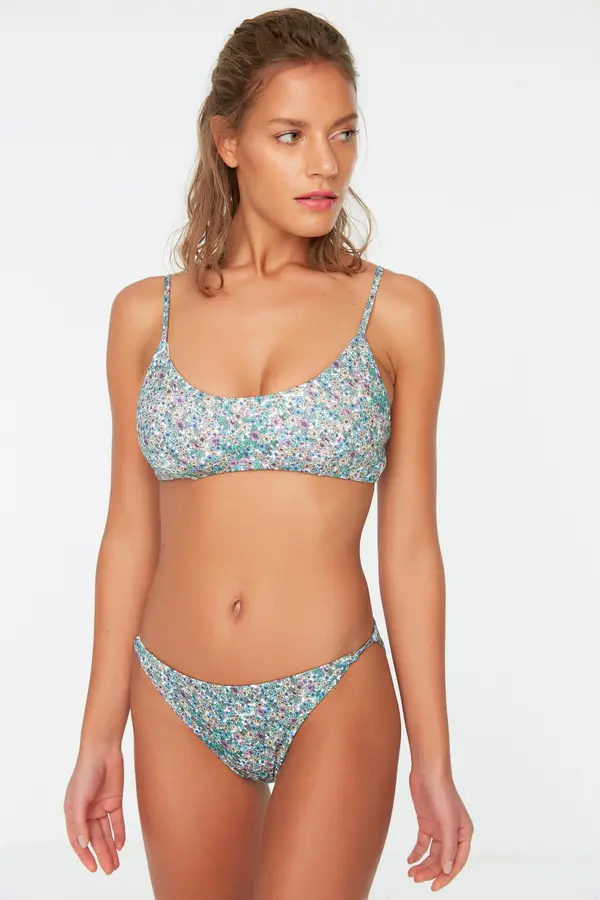 Trendyol Дамско долнище на бански Trendyol Patterned