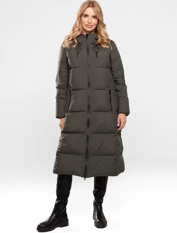 PERSO Дамско дълго ватирано яке