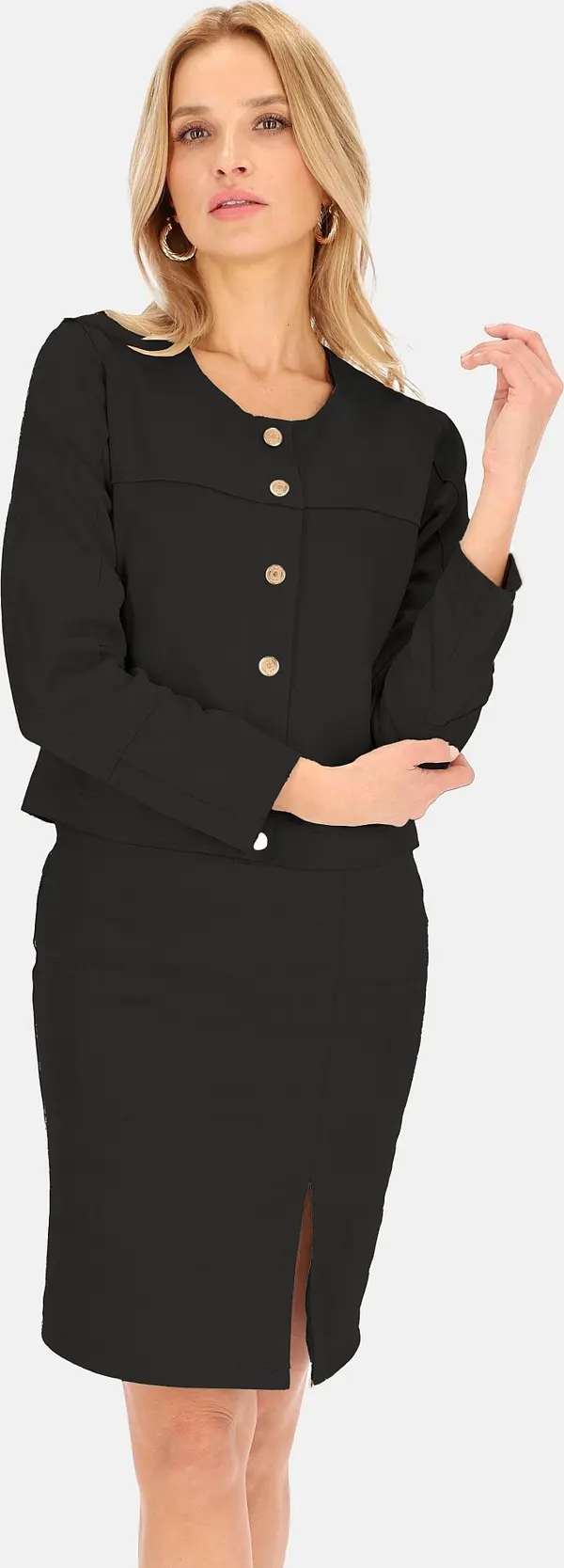 PERSO Дамско късо велурено яке