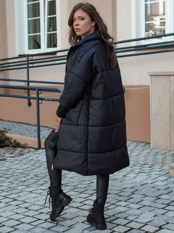 DStreet Дамско палто oversize NADIA черно