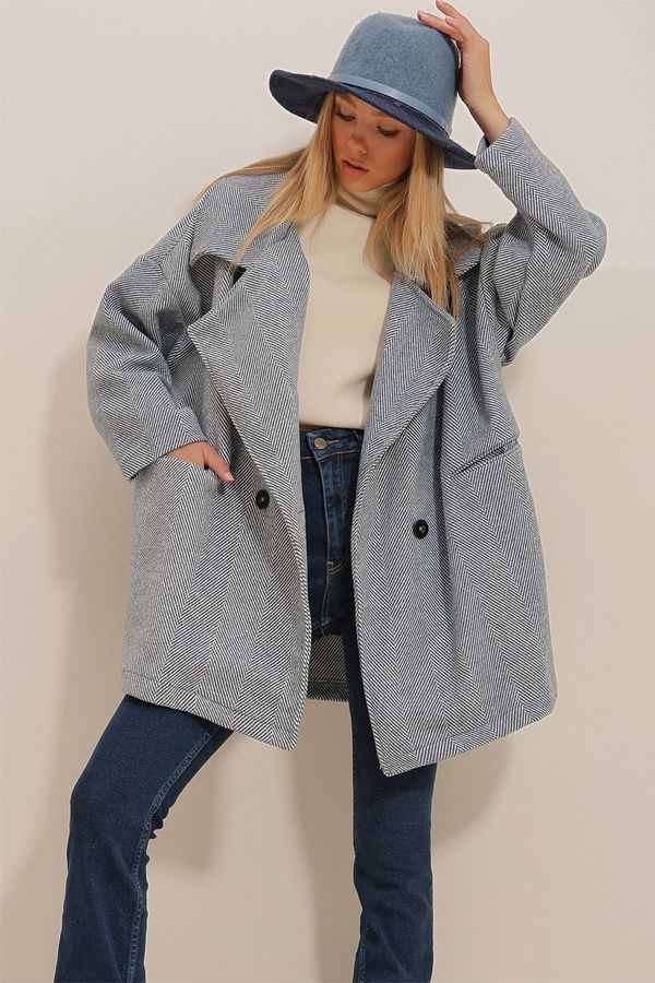 Trend Alaçatı Stili Дамско палто Trend Alaçatı Stili