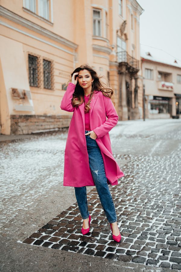 Fashionhunters Дамско палто. Fashionhunters Hettie