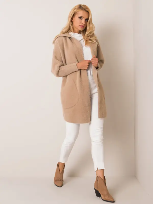 Factory Price Дамско палто. Fashionhunters i523_MBM-PL-1518.95Pbeżowy