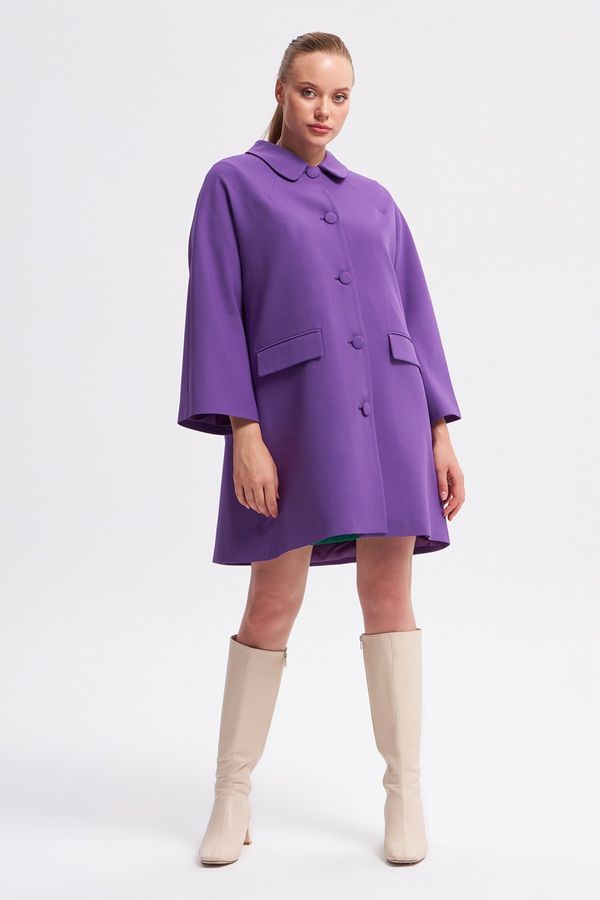 Gusto Дамско палто. Gusto 23KG006607/Purple