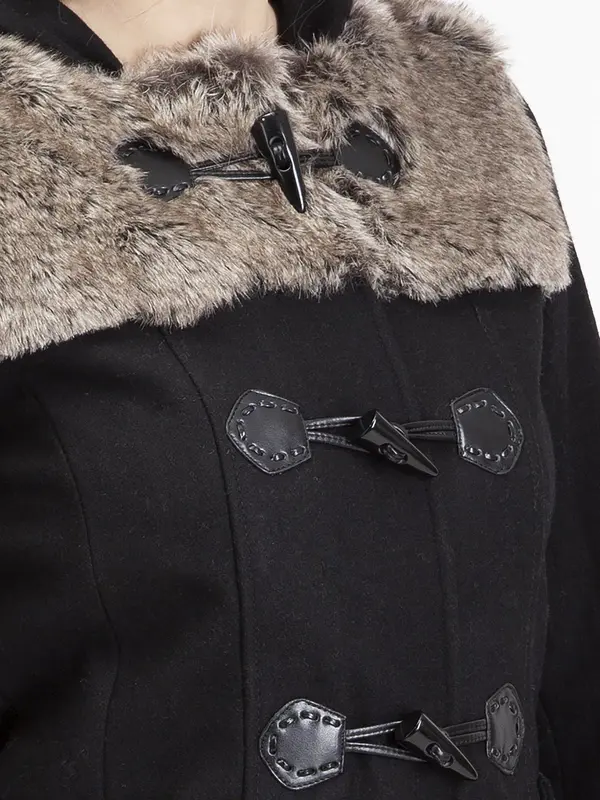 PERSO Дамско палто. PERSO Furry