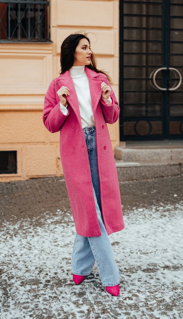 Trendyol Дамско палто. Trendyol Button