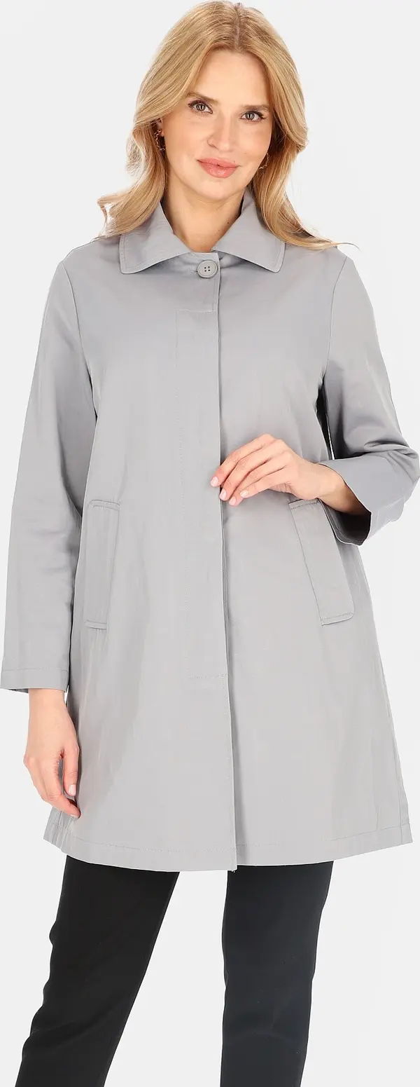 PERSO Дамско преходно палто с един ръкав и яка