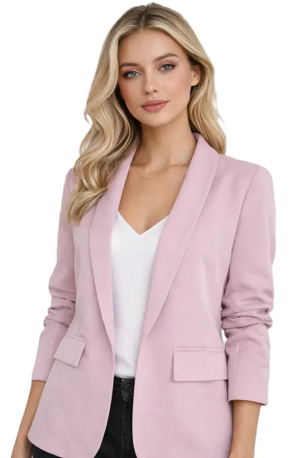 FASHION Дамско преходно яке - розово